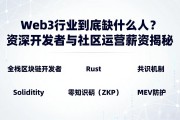 Web3行业到底缺什么人？资深开发者与社区运营薪资揭秘