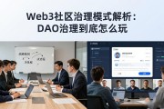 Web3社区治理模式解析：DAO治理到底怎么玩