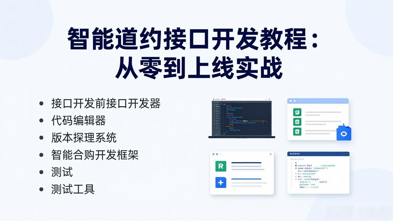 智能合约接口开发教程_合约教程接口智能开发怎么做_智能合约开发工具
