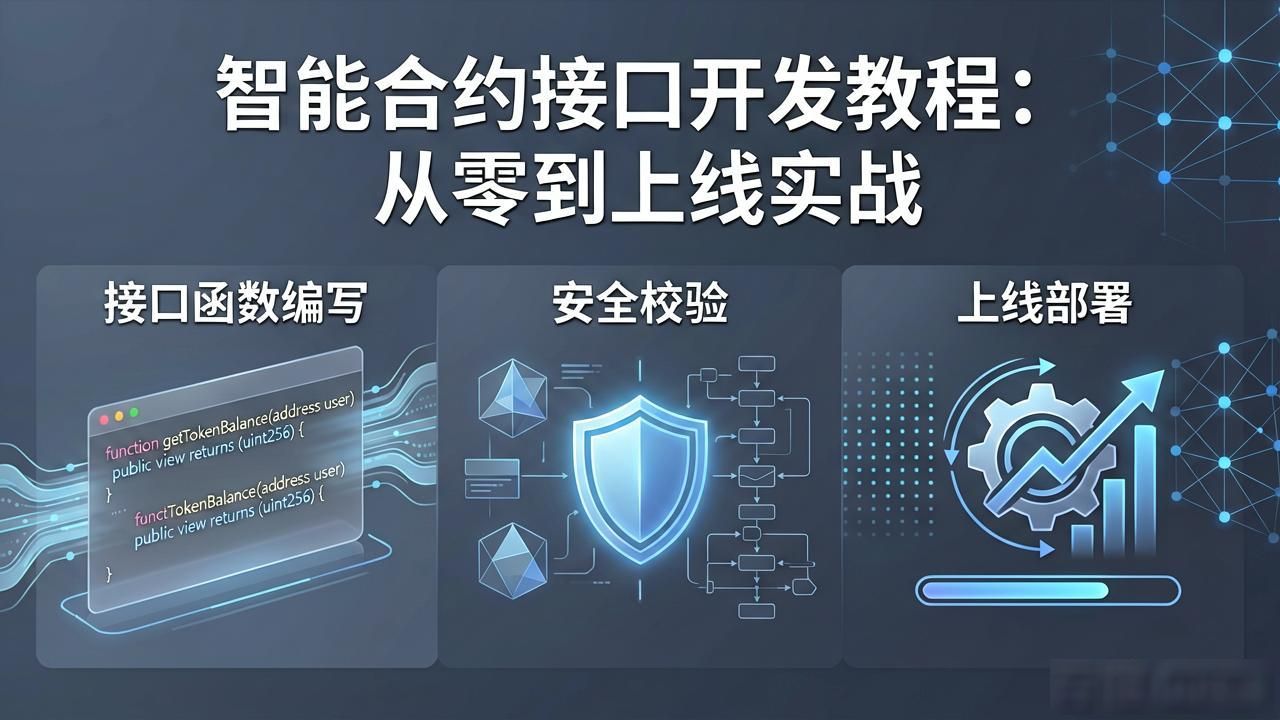 智能合约接口开发教程_合约教程接口智能开发怎么做_智能合约开发工具