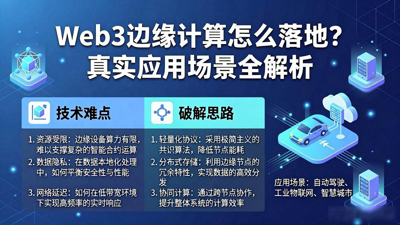 边缘计算应用领域_Web3 边缘计算结合应用_边缘计算应用场景