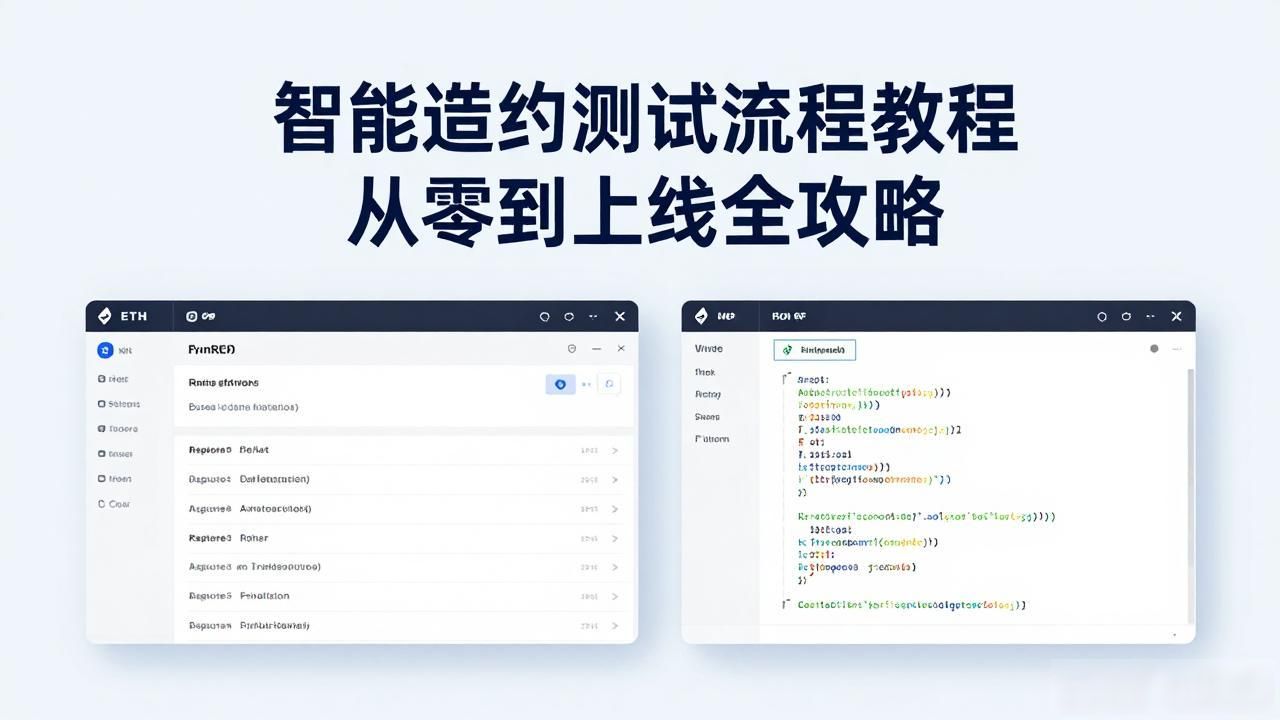 智能合约算法_智能合约测试_智能合约测试流程教程
