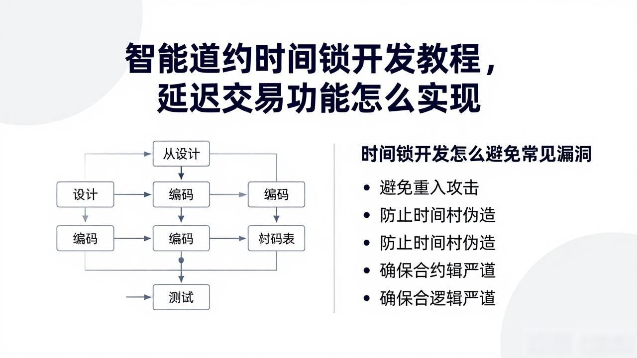 智能合约时间锁开发_智能合约时间锁_合约锁智能开发时间多久
