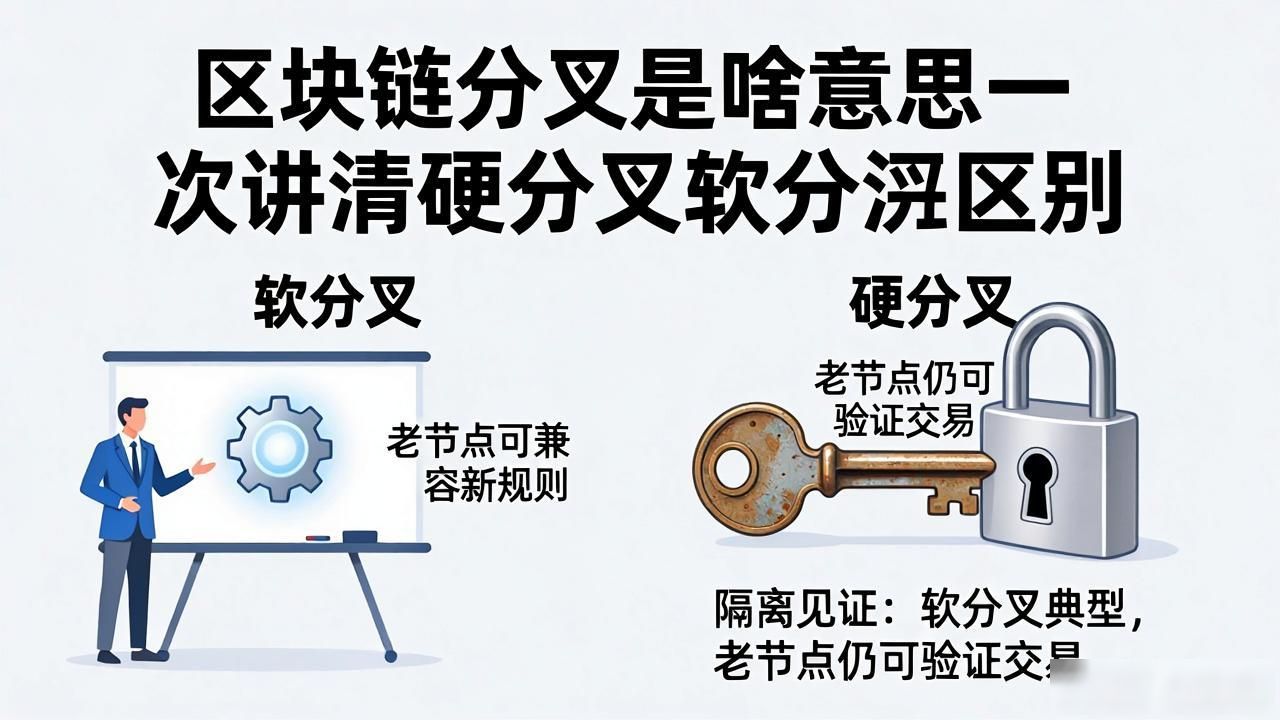 分叉区块链软硬原理区别_区块链软分叉硬分叉_区块链硬分叉软分叉原理