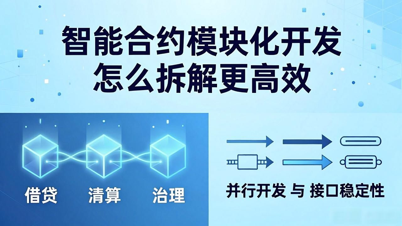 智能合约模块化开发_合约模块智能化开发方案_智能合约模型