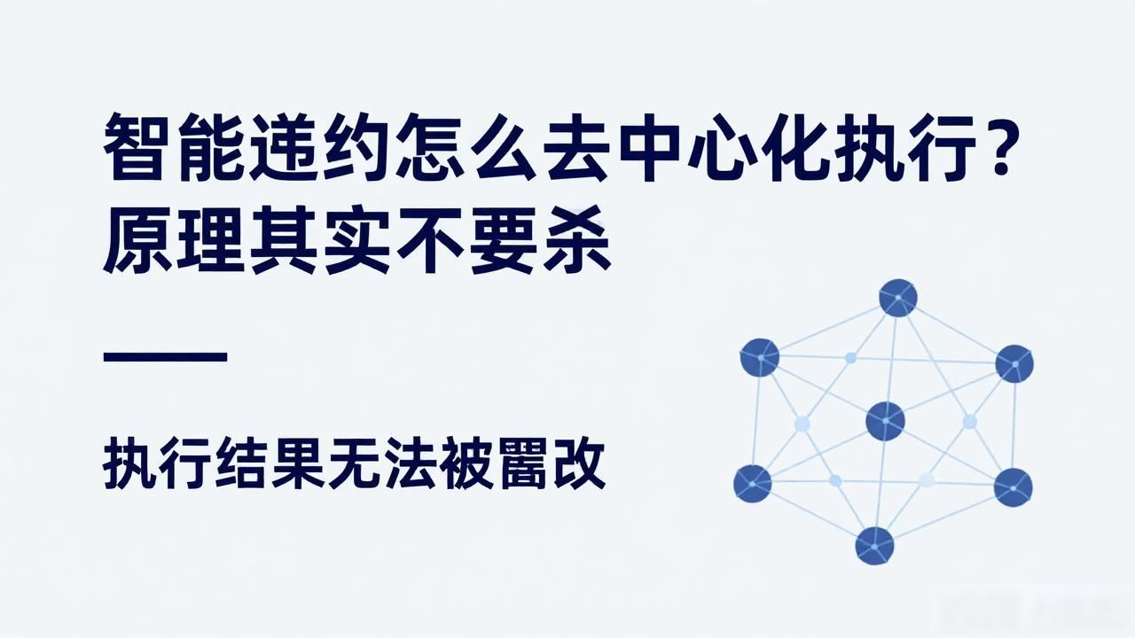 智能合约管理_智能合约去中心化执行原理_智能合约运行机制