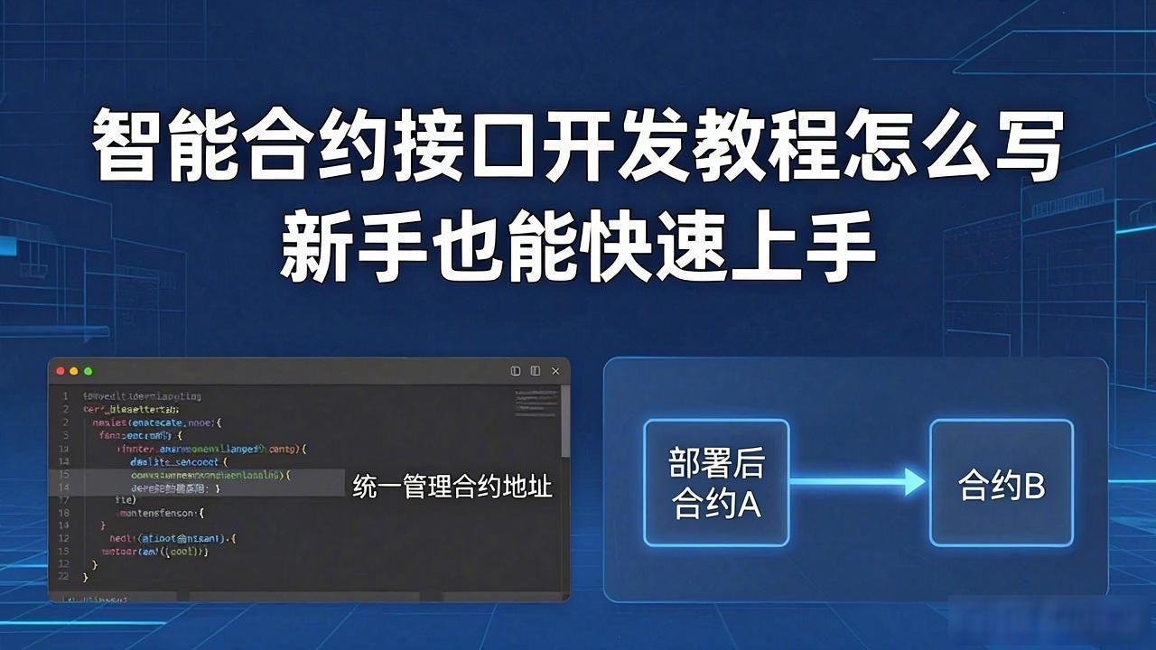 智能合约接口开发教程_合约教程接口智能开发怎么做_智能合约怎么开源