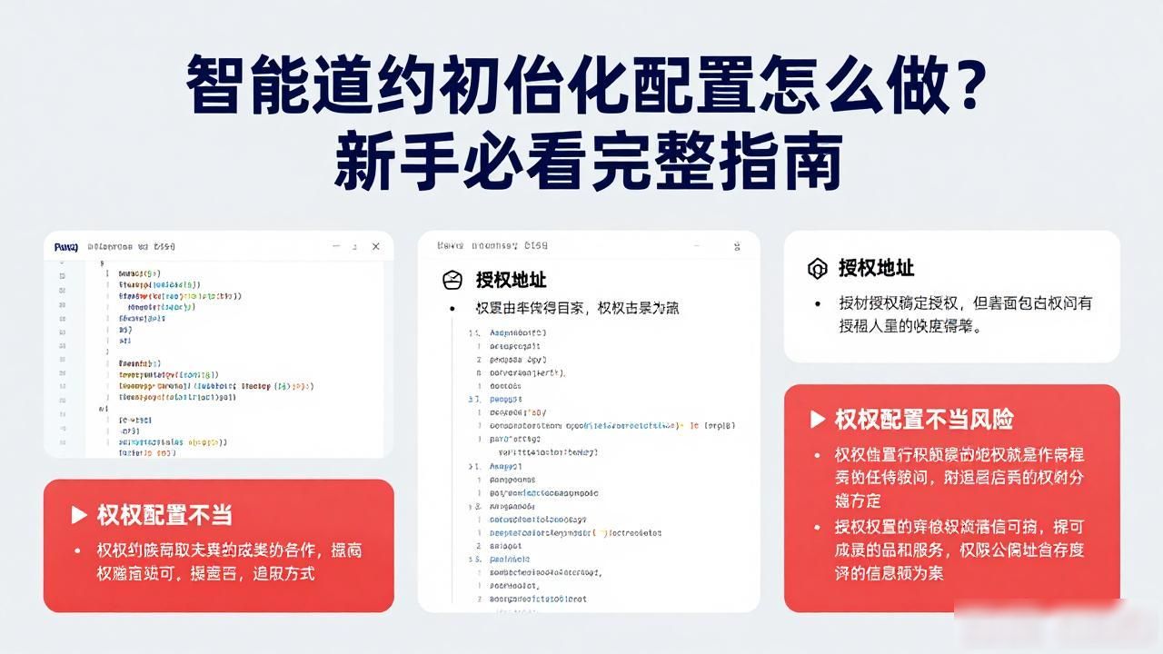合约初始智能化配置什么意思_合约初始智能化配置方案_智能合约初始化配置
