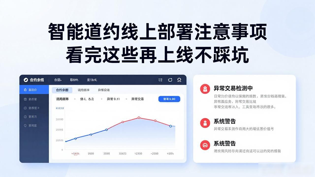 智能合约线上部署注意事项_智能合约部署方法_智能合约相关基础服务