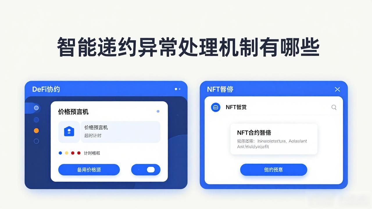 合约异常机制智能处理系统_合约异常机制智能处理怎么解决_智能合约异常处理机制