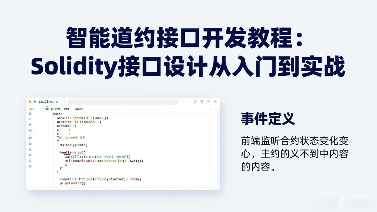 合约交互有什么用处_智能合约接口开发教程_智能合约开发技术与实战
