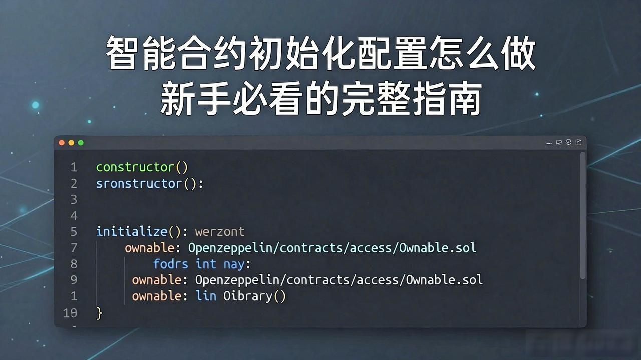 合约初始智能化配置是什么_智能合约初始化配置_合约初始智能化配置方案