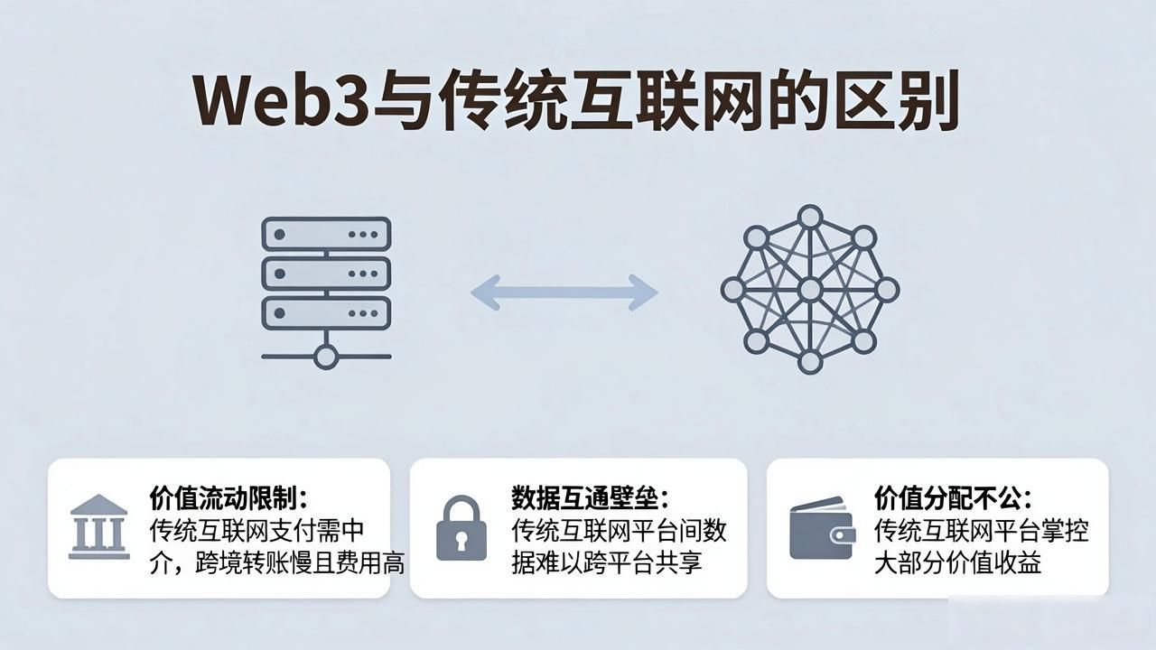 Web3 传统互联网区别_web是互联网的意思吗_web和互联网有什么区别