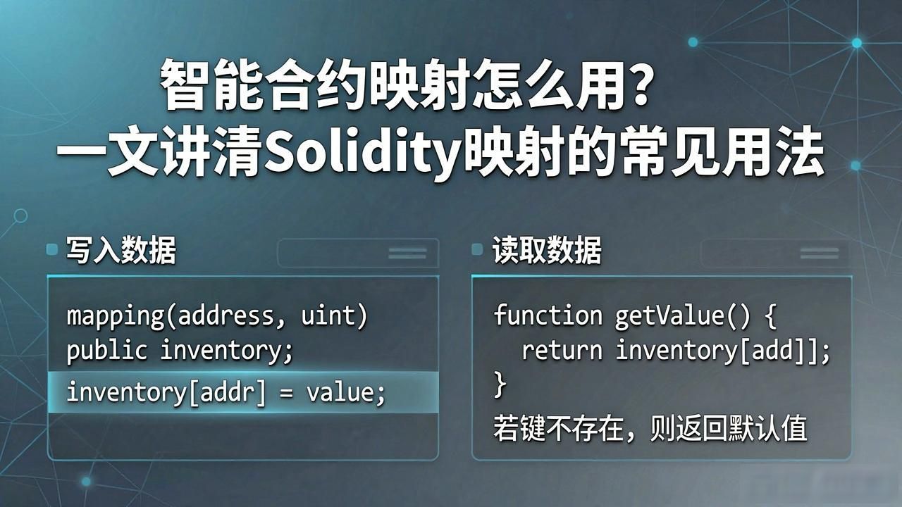 sdc智能合约_智能合约映射用法详解_evm智能合约