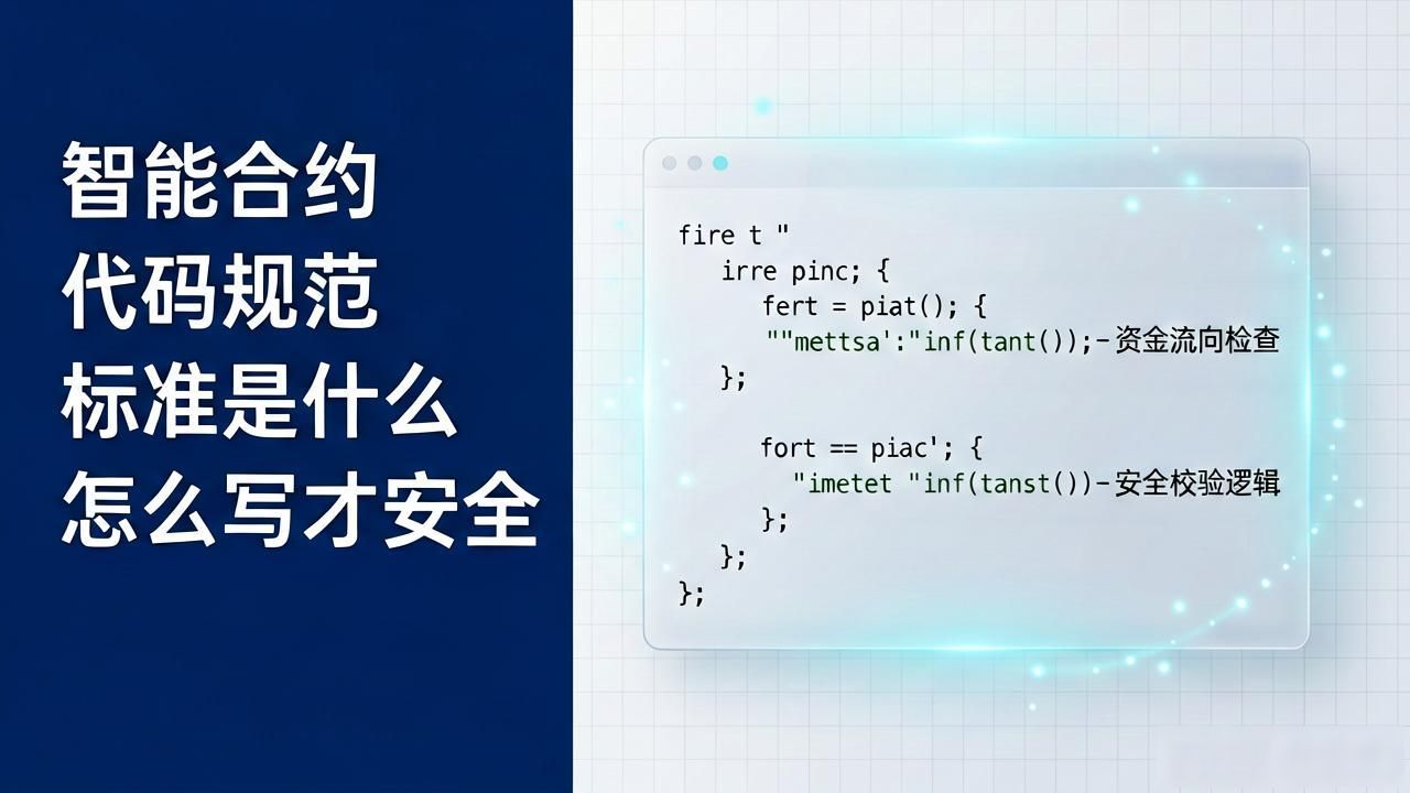 合约代码智能规范标准有哪些_合约代码智能规范标准是什么_智能合约代码规范标准