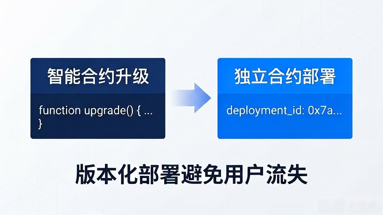合约迭代智能方案版本怎么选_智能合约版本迭代方案_智能合约链上代码