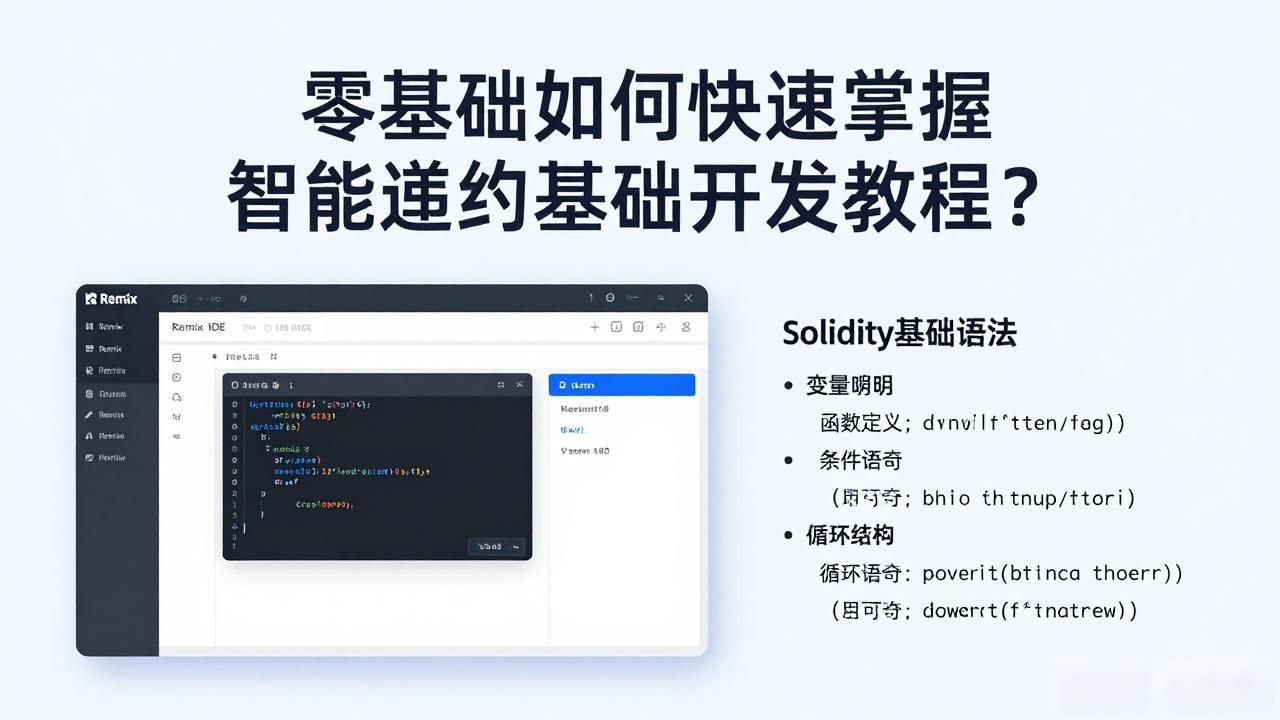 智能合约开发培训_智能合约课程_智能合约基础开发教程