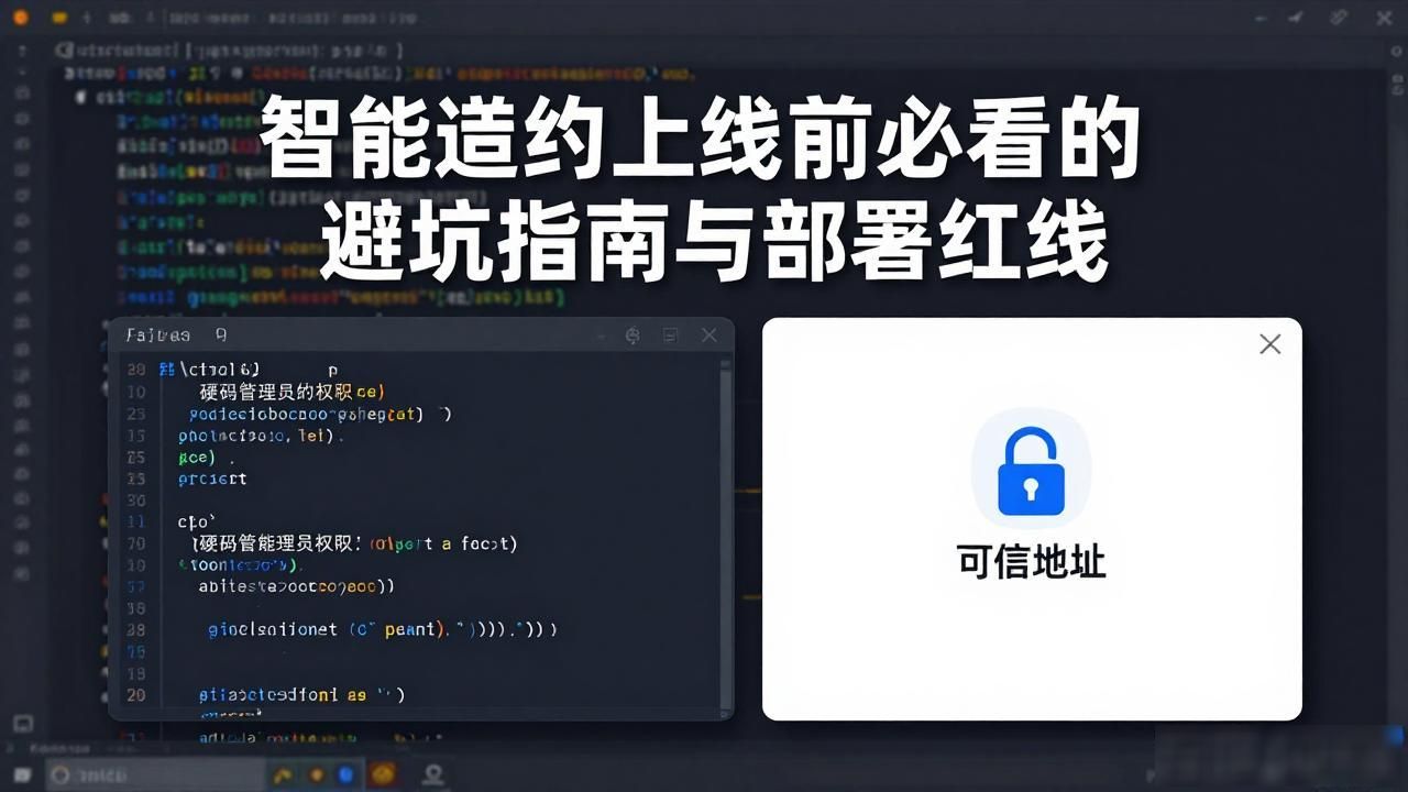 智能合约线上部署注意事项_智能合约部署_智能合约工作流程
