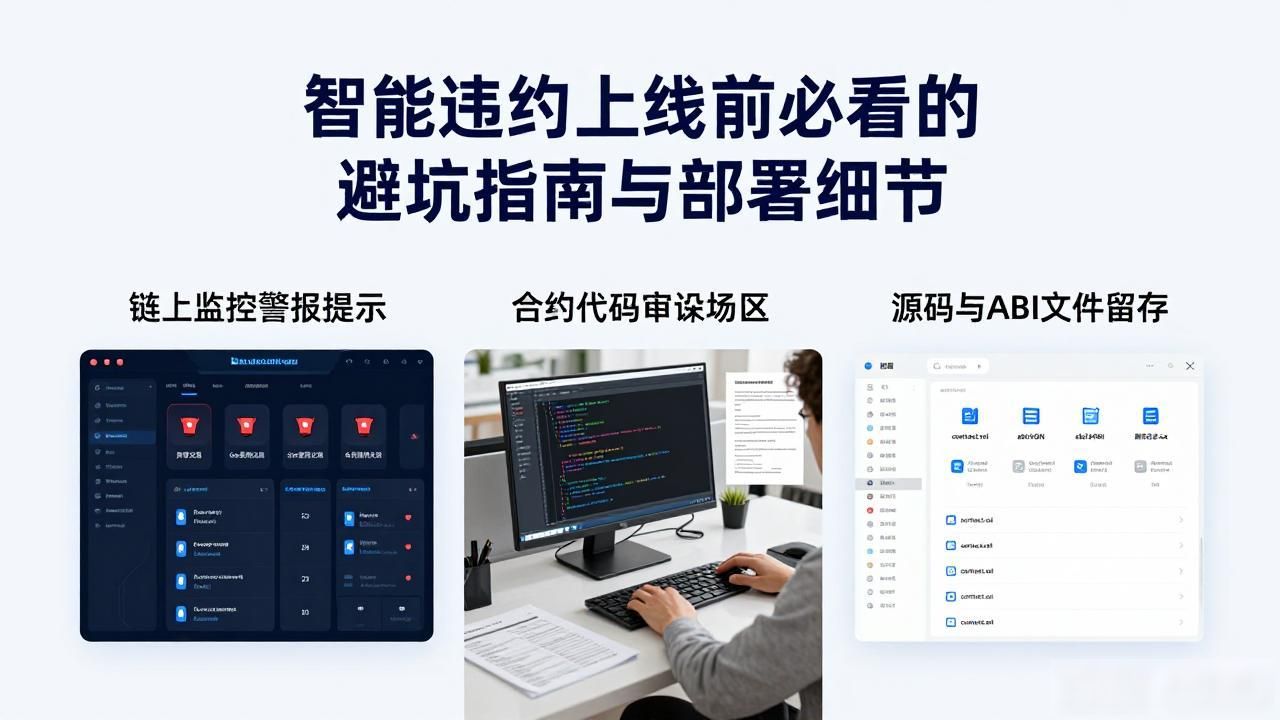 智能合约线上部署注意事项_智能合约部署_智能合约需要的基础工作