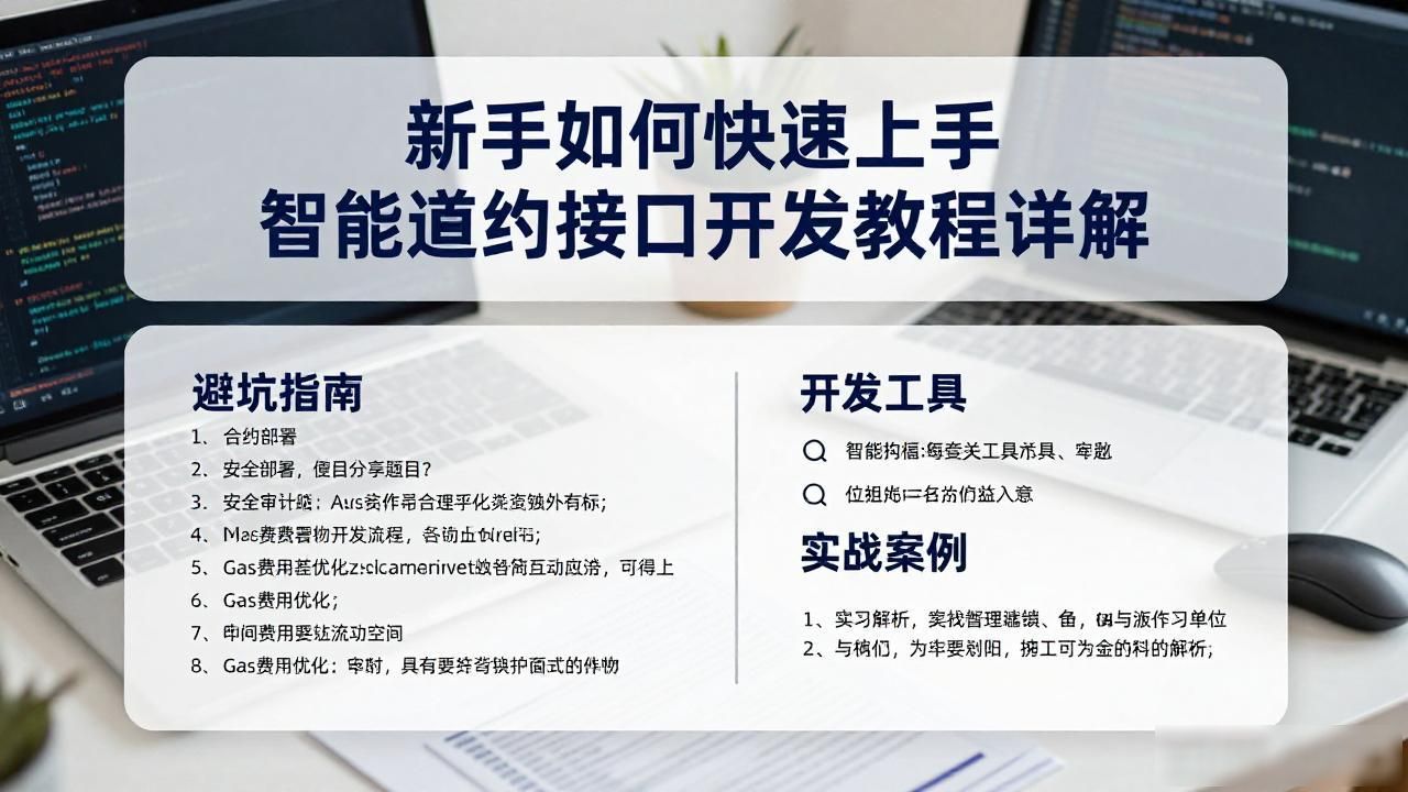 智能合约开发工具_合约教程接口智能开发怎么做_智能合约接口开发教程