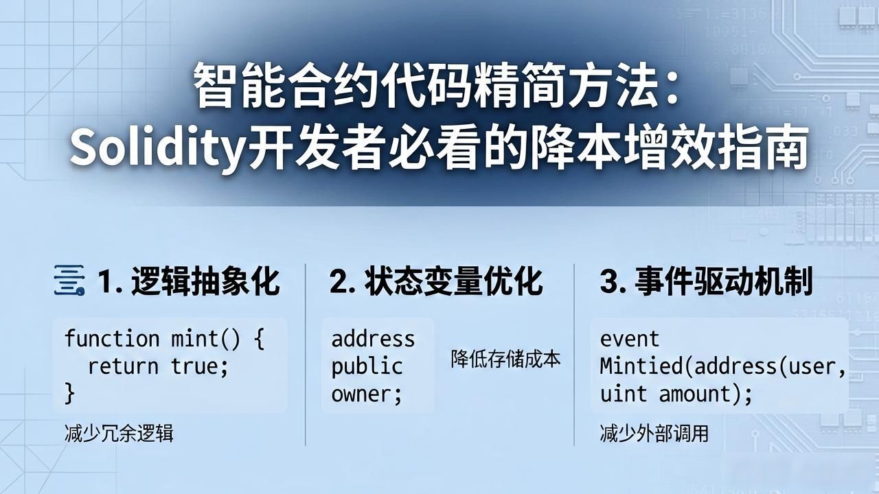 合约精简代码智能方法是什么_智能合约代码精简方法_合约代码是什么