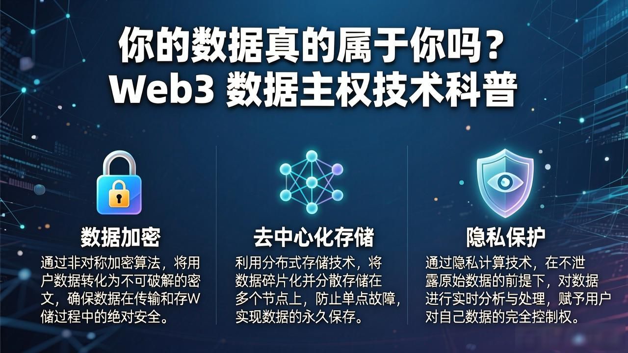 Web3 数据主权技术科普_科普主权数据技术web3平台_科普数据库