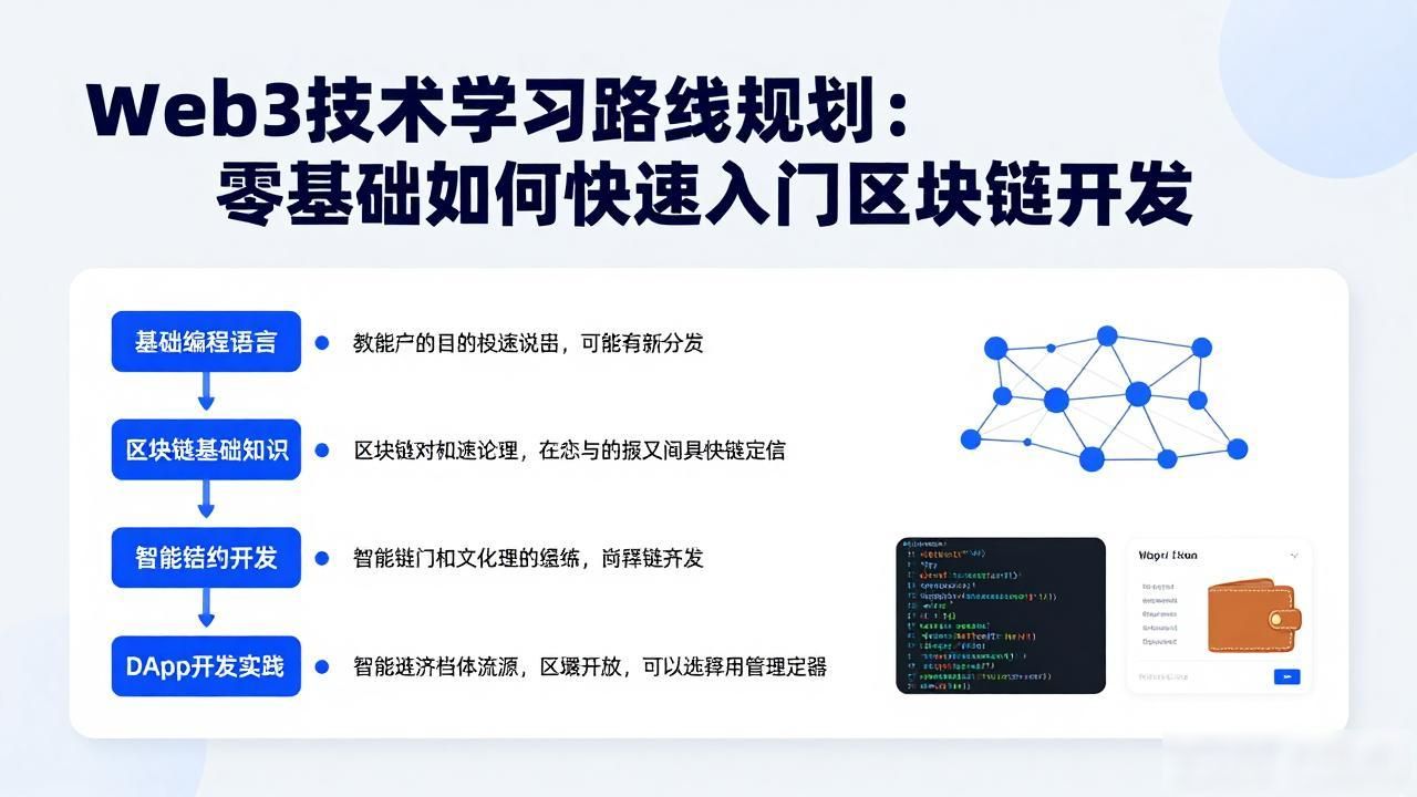路线规划模板_路线规划方案_Web3 技术学习路线规划