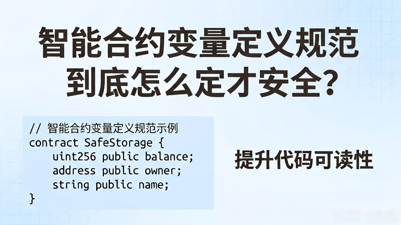 合约变量定义智能规范是什么_合约变量定义智能规范有哪些_智能合约变量定义规范