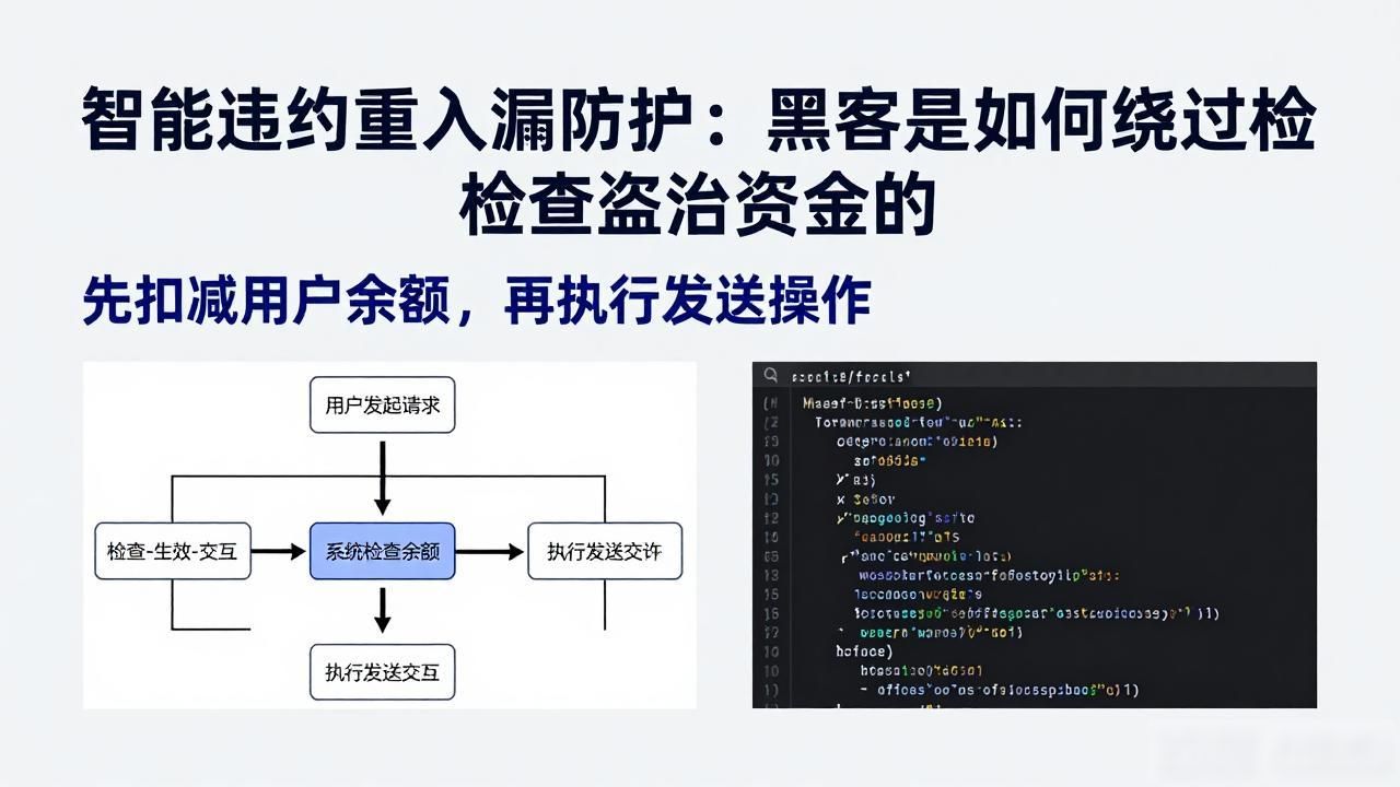 智能合约安全_智能合约重入漏洞防护_合约漏洞从哪看