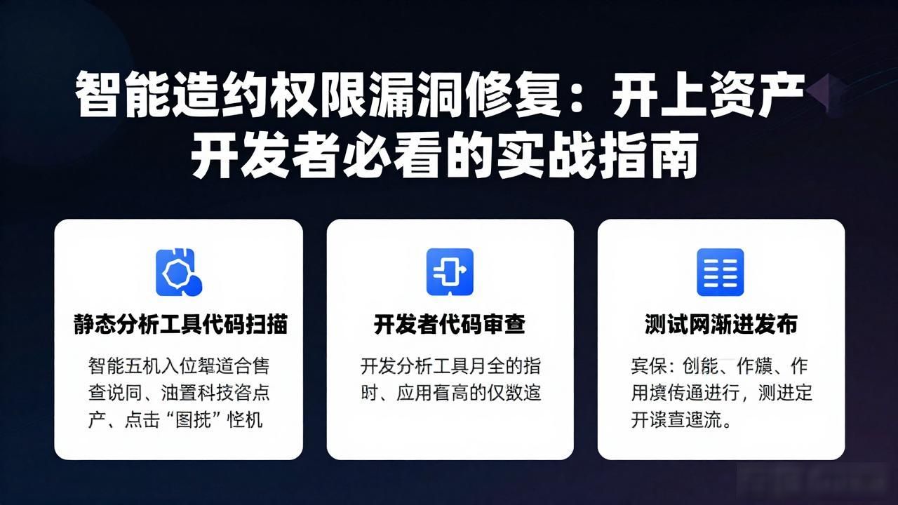 智能合约权限漏洞修复_智能合约漏洞检测工具_智能合约漏洞扫描器