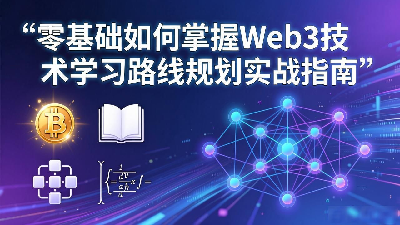 Web3 技术学习路线规划_路线规划是什么意思_路线规划设计