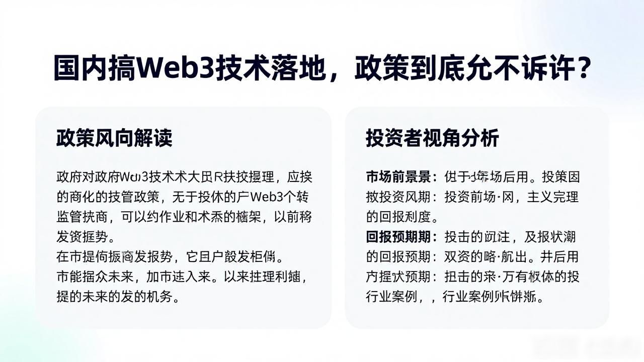 落地技术的描述_落地技术主要指的是_Web3 国内技术落地政策